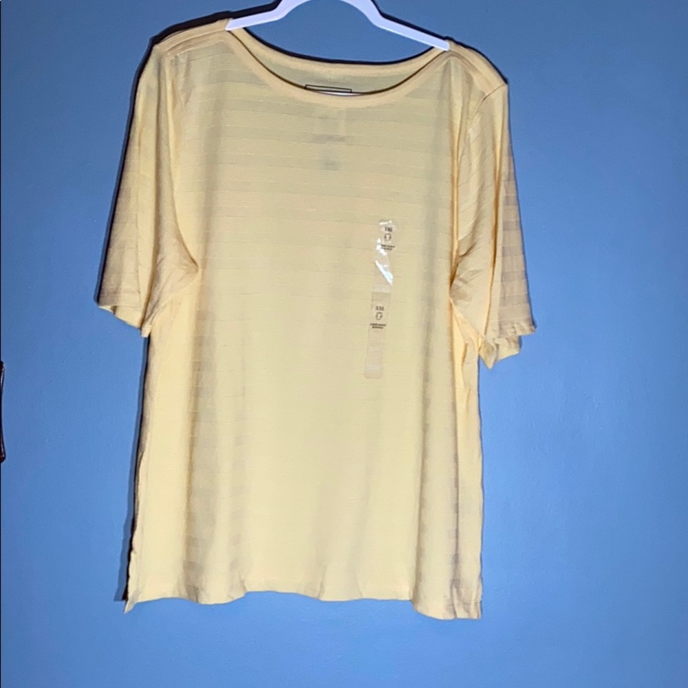 NWT Charter Club Boatneck Elbow Sleeve Top